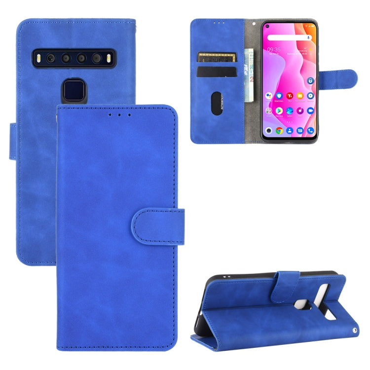 Tinta unita Skin Feel Fibbia magnetica Flip orizzontale Custodia in pelle PU con struttura in vitello con supporto e slot per schede e portafoglio, For TCL 10 Pro, For TCL 10L, For Vivo X30 Pro, For Fujitsu Arrows 5G (F-51A)