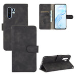 Tinta unita Skin Feel Fibbia magnetica Flip orizzontale Custodia in pelle PU con struttura in vitello con supporto e slot per schede e portafoglio, For TCL 10 Pro, For TCL 10L, For Vivo X30 Pro, For Fujitsu Arrows 5G (F-51A)