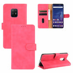 Tinta unita Skin Feel Fibbia magnetica Flip orizzontale Custodia in pelle PU con struttura in vitello con supporto e slot per schede e portafoglio, For TCL 10 Pro, For TCL 10L, For Vivo X30 Pro, For Fujitsu Arrows 5G (F-51A)