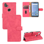 Tinta unita Skin Feel Fibbia magnetica Flip orizzontale Custodia in pelle PU con struttura in vitello con supporto e slot per schede e portafoglio, For Fujitsu Arrows RX (Arrows M05), For Fujitsu Arrows Be4 (F-41A), For ASUS ROG Phone 3 ZS661KS        ...