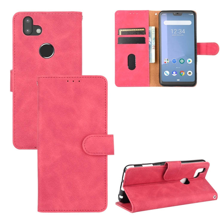 Tinta unita Skin Feel Fibbia magnetica Flip orizzontale Custodia in pelle PU con struttura in vitello con supporto e slot per schede e portafoglio, For Fujitsu Arrows RX (Arrows M05), For Fujitsu Arrows Be4 (F-41A), For ASUS ROG Phone 3 ZS661KS        ...