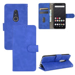 Tinta unita Skin Feel Fibbia magnetica Flip orizzontale Custodia in pelle PU con struttura in vitello con supporto e slot per schede e portafoglio, For Fujitsu Arrows RX (Arrows M05), For Fujitsu Arrows Be4 (F-41A), For ASUS ROG Phone 3 ZS661KS        ...