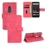Tinta unita Skin Feel Fibbia magnetica Flip orizzontale Custodia in pelle PU con struttura in vitello con supporto e slot per schede e portafoglio, For Fujitsu Arrows RX (Arrows M05), For Fujitsu Arrows Be4 (F-41A), For ASUS ROG Phone 3 ZS661KS        ...