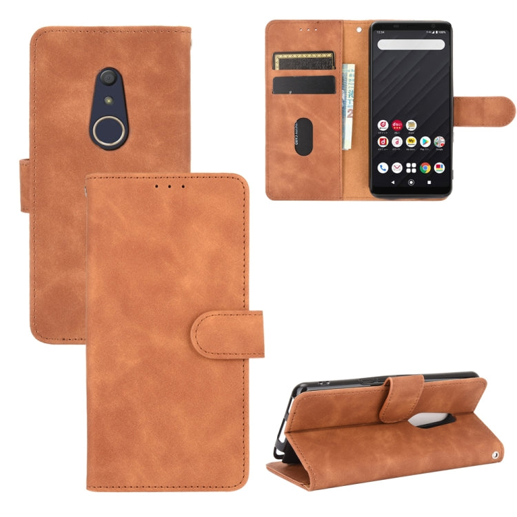 Tinta unita Skin Feel Fibbia magnetica Flip orizzontale Custodia in pelle PU con struttura in vitello con supporto e slot per schede e portafoglio, For Fujitsu Arrows RX (Arrows M05), For Fujitsu Arrows Be4 (F-41A), For ASUS ROG Phone 3 ZS661KS        ...