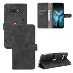 Tinta unita Skin Feel Fibbia magnetica Flip orizzontale Custodia in pelle PU con struttura in vitello con supporto e slot per schede e portafoglio, For Fujitsu Arrows RX (Arrows M05), For Fujitsu Arrows Be4 (F-41A), For ASUS ROG Phone 3 ZS661KS        ...