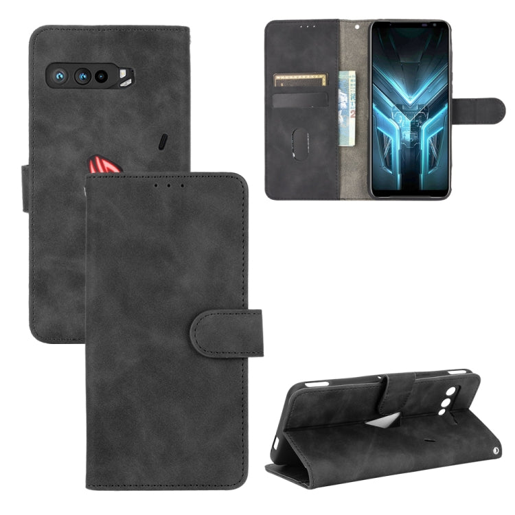 Tinta unita Skin Feel Fibbia magnetica Flip orizzontale Custodia in pelle PU con struttura in vitello con supporto e slot per schede e portafoglio, For Fujitsu Arrows RX (Arrows M05), For Fujitsu Arrows Be4 (F-41A), For ASUS ROG Phone 3 ZS661KS        ...