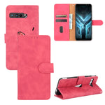Tinta unita Skin Feel Fibbia magnetica Flip orizzontale Custodia in pelle PU con struttura in vitello con supporto e slot per schede e portafoglio, For Fujitsu Arrows RX (Arrows M05), For Fujitsu Arrows Be4 (F-41A), For ASUS ROG Phone 3 ZS661KS        ...