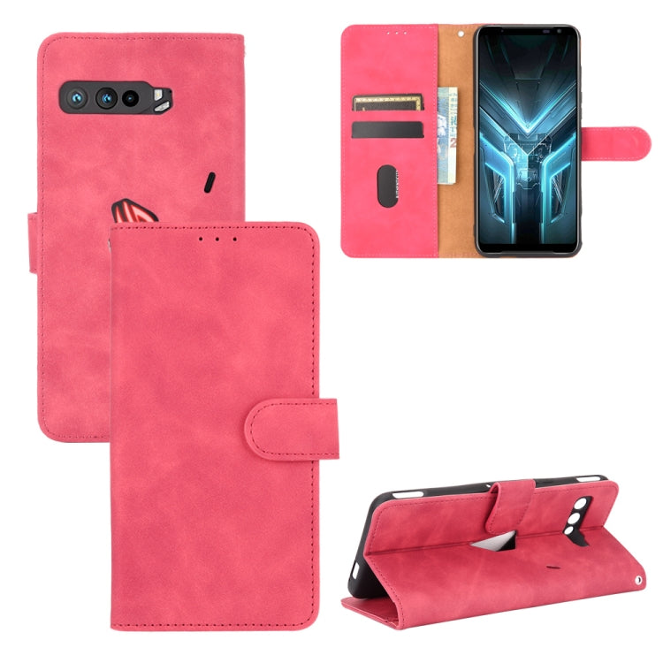 Tinta unita Skin Feel Fibbia magnetica Flip orizzontale Custodia in pelle PU con struttura in vitello con supporto e slot per schede e portafoglio, For Fujitsu Arrows RX (Arrows M05), For Fujitsu Arrows Be4 (F-41A), For ASUS ROG Phone 3 ZS661KS        ...