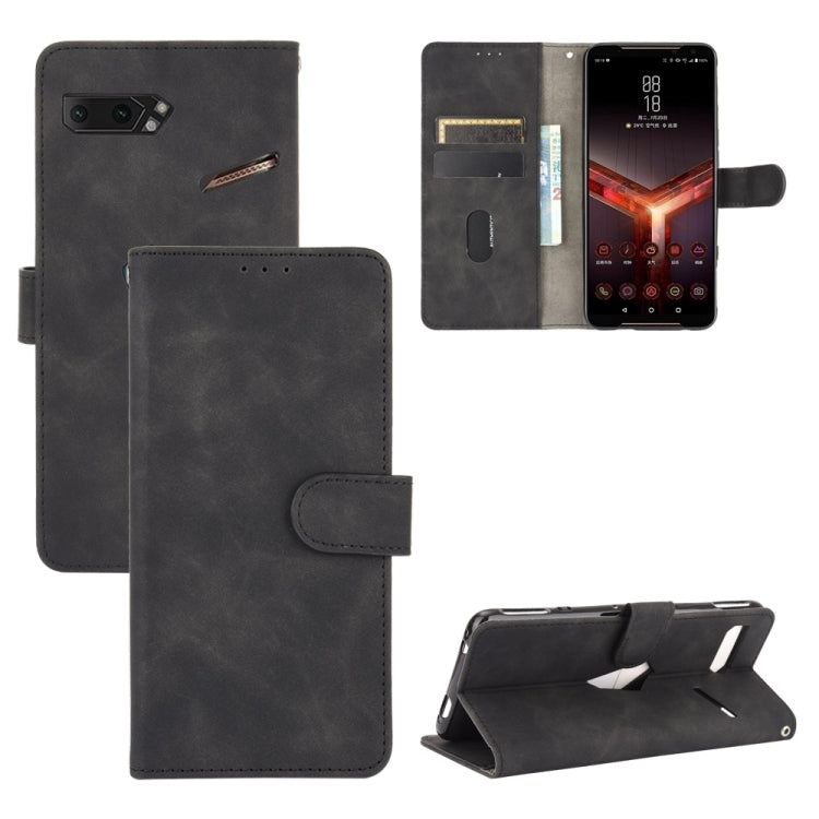 Tinta unita Skin Feel Fibbia magnetica Flip orizzontale Custodia in pelle PU con struttura in vitello con supporto e slot per schede e portafoglio, For Fujitsu Arrows RX (Arrows M05), For Fujitsu Arrows Be4 (F-41A), For ASUS ROG Phone 3 ZS661KS        ...
