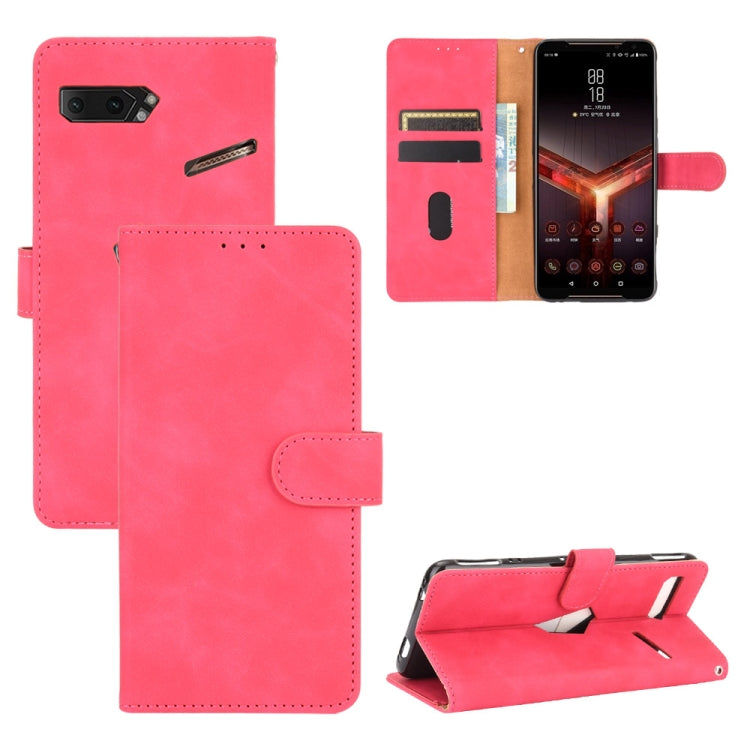 Tinta unita Skin Feel Fibbia magnetica Flip orizzontale Custodia in pelle PU con struttura in vitello con supporto e slot per schede e portafoglio, For Fujitsu Arrows RX (Arrows M05), For Fujitsu Arrows Be4 (F-41A), For ASUS ROG Phone 3 ZS661KS        ...