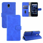 Tinta unita Skin Feel Fibbia magnetica Flip orizzontale Custodia in pelle PU con struttura in vitello con supporto e slot per schede e portafoglio, For Kyocera Basio 4 KYV47, For Kyocera DIGNO BX, For Kyocera Kantan Sumaho 2 (A001KC), For Rakuten mini
