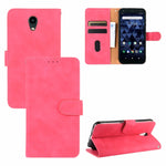 Tinta unita Skin Feel Fibbia magnetica Flip orizzontale Custodia in pelle PU con struttura in vitello con supporto e slot per schede e portafoglio, For Kyocera Basio 4 KYV47, For Kyocera DIGNO BX, For Kyocera Kantan Sumaho 2 (A001KC), For Rakuten mini