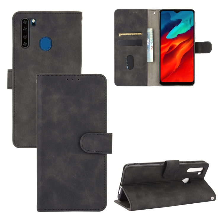 Tinta unita Skin Feel Fibbia magnetica Flip orizzontale Custodia in pelle PU con struttura in vitello con supporto e slot per schede e portafoglio, For Blackview A80 Pro, For Blackview A80, For Blackview BV5500 / BV5500 Pro / BV5500 Plus, For Oukitel C19