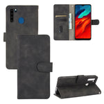 Tinta unita Skin Feel Fibbia magnetica Flip orizzontale Custodia in pelle PU con struttura in vitello con supporto e slot per schede e portafoglio, For Blackview A80 Pro, For Blackview A80, For Blackview BV5500 / BV5500 Pro / BV5500 Plus, For Oukitel C19
