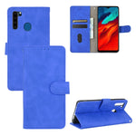 Tinta unita Skin Feel Fibbia magnetica Flip orizzontale Custodia in pelle PU con struttura in vitello con supporto e slot per schede e portafoglio, For Blackview A80 Pro, For Blackview A80, For Blackview BV5500 / BV5500 Pro / BV5500 Plus, For Oukitel C19