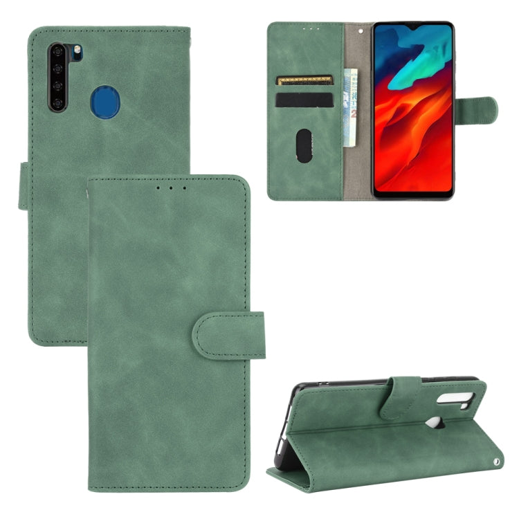 Tinta unita Skin Feel Fibbia magnetica Flip orizzontale Custodia in pelle PU con struttura in vitello con supporto e slot per schede e portafoglio, For Blackview A80 Pro, For Blackview A80, For Blackview BV5500 / BV5500 Pro / BV5500 Plus, For Oukitel C19