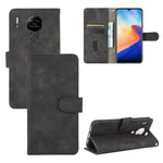 Tinta unita Skin Feel Fibbia magnetica Flip orizzontale Custodia in pelle PU con struttura in vitello con supporto e slot per schede e portafoglio, For Blackview A80 Pro, For Blackview A80, For Blackview BV5500 / BV5500 Pro / BV5500 Plus, For Oukitel C19