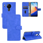 Tinta unita Skin Feel Fibbia magnetica Flip orizzontale Custodia in pelle PU con struttura in vitello con supporto e slot per schede e portafoglio, For Blackview A80 Pro, For Blackview A80, For Blackview BV5500 / BV5500 Pro / BV5500 Plus, For Oukitel C19