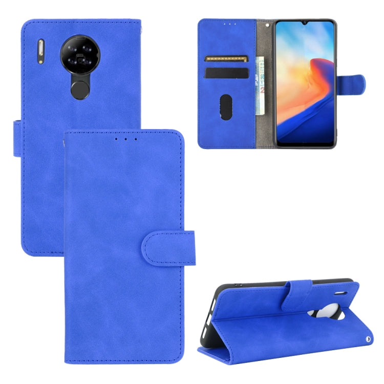 Tinta unita Skin Feel Fibbia magnetica Flip orizzontale Custodia in pelle PU con struttura in vitello con supporto e slot per schede e portafoglio, For Blackview A80 Pro, For Blackview A80, For Blackview BV5500 / BV5500 Pro / BV5500 Plus, For Oukitel C19