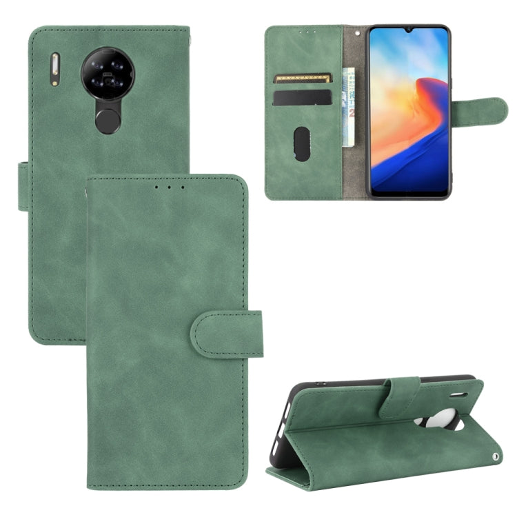 Tinta unita Skin Feel Fibbia magnetica Flip orizzontale Custodia in pelle PU con struttura in vitello con supporto e slot per schede e portafoglio, For Blackview A80 Pro, For Blackview A80, For Blackview BV5500 / BV5500 Pro / BV5500 Plus, For Oukitel C19