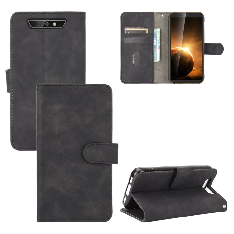 Tinta unita Skin Feel Fibbia magnetica Flip orizzontale Custodia in pelle PU con struttura in vitello con supporto e slot per schede e portafoglio, For Blackview A80 Pro, For Blackview A80, For Blackview BV5500 / BV5500 Pro / BV5500 Plus, For Oukitel C19