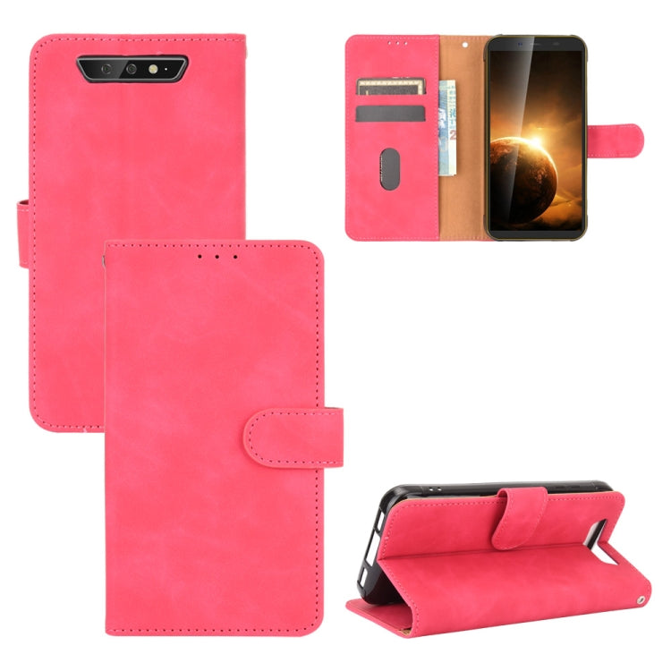 Tinta unita Skin Feel Fibbia magnetica Flip orizzontale Custodia in pelle PU con struttura in vitello con supporto e slot per schede e portafoglio, For Blackview A80 Pro, For Blackview A80, For Blackview BV5500 / BV5500 Pro / BV5500 Plus, For Oukitel C19