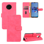 Tinta unita Skin Feel Fibbia magnetica Flip orizzontale Custodia in pelle PU con struttura in vitello con supporto e slot per schede e portafoglio, For Blackview A80 Pro, For Blackview A80, For Blackview BV5500 / BV5500 Pro / BV5500 Plus, For Oukitel C19