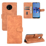 Tinta unita Skin Feel Fibbia magnetica Flip orizzontale Custodia in pelle PU con struttura in vitello con supporto e slot per schede e portafoglio, For Blackview A80 Pro, For Blackview A80, For Blackview BV5500 / BV5500 Pro / BV5500 Plus, For Oukitel C19