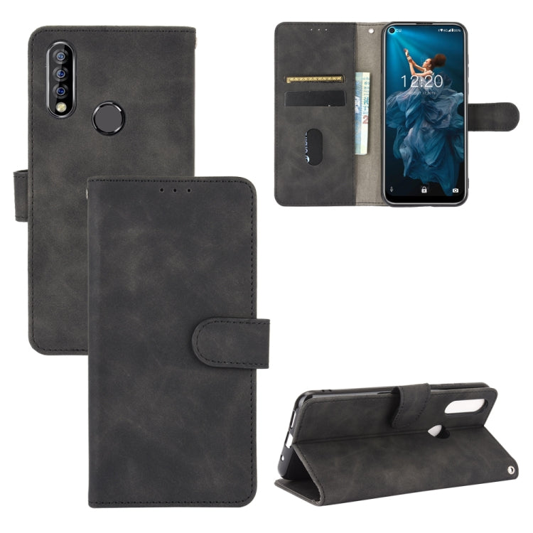 Tinta unita Skin Feel Fibbia magnetica Flip orizzontale Custodia in pelle PU con struttura in vitello con supporto e slot per schede e portafoglio, For Oukitel C17 / C17 Pro, For Oukitel C18, For Sharp Aquos R5G, For Sharp Aquos Sense3 Lite SH-RM12