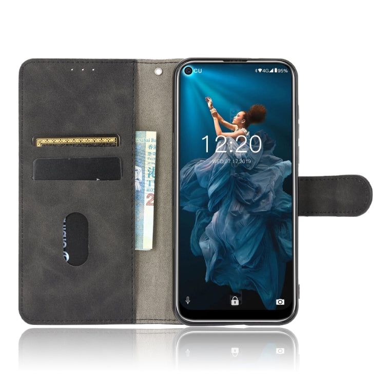 Tinta unita Skin Feel Fibbia magnetica Flip orizzontale Custodia in pelle PU con struttura in vitello con supporto e slot per schede e portafoglio, For Oukitel C17 / C17 Pro, For Oukitel C18, For Sharp Aquos R5G, For Sharp Aquos Sense3 Lite SH-RM12
