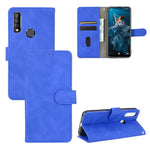 Tinta unita Skin Feel Fibbia magnetica Flip orizzontale Custodia in pelle PU con struttura in vitello con supporto e slot per schede e portafoglio, For Oukitel C17 / C17 Pro, For Oukitel C18, For Sharp Aquos R5G, For Sharp Aquos Sense3 Lite SH-RM12