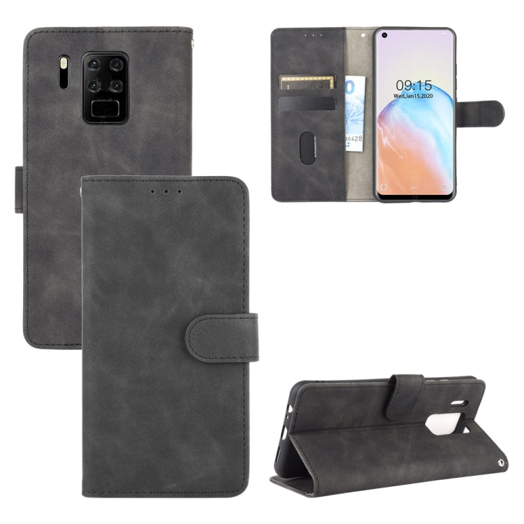 Tinta unita Skin Feel Fibbia magnetica Flip orizzontale Custodia in pelle PU con struttura in vitello con supporto e slot per schede e portafoglio, For Oukitel C17 / C17 Pro, For Oukitel C18, For Sharp Aquos R5G, For Sharp Aquos Sense3 Lite SH-RM12