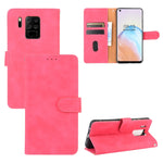 Tinta unita Skin Feel Fibbia magnetica Flip orizzontale Custodia in pelle PU con struttura in vitello con supporto e slot per schede e portafoglio, For Oukitel C17 / C17 Pro, For Oukitel C18, For Sharp Aquos R5G, For Sharp Aquos Sense3 Lite SH-RM12
