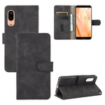 Tinta unita Skin Feel Fibbia magnetica Flip orizzontale Custodia in pelle PU con struttura in vitello con supporto e slot per schede e portafoglio, For Oukitel C17 / C17 Pro, For Oukitel C18, For Sharp Aquos R5G, For Sharp Aquos Sense3 Lite SH-RM12