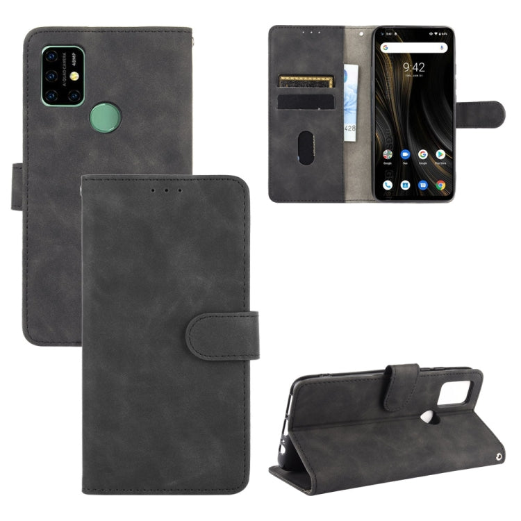 Tinta unita Skin Feel Fibbia magnetica Flip orizzontale Custodia in pelle PU con struttura in vitello con supporto e slot per schede e portafoglio, For UMIDIGI Power 3, For UMIDIGI A3S, For UMIDIGI A3X, For UMIDIGI A7 Pro