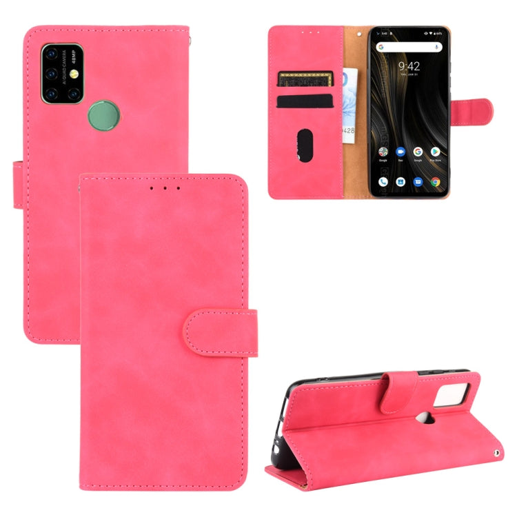Tinta unita Skin Feel Fibbia magnetica Flip orizzontale Custodia in pelle PU con struttura in vitello con supporto e slot per schede e portafoglio, For UMIDIGI Power 3, For UMIDIGI A3S, For UMIDIGI A3X, For UMIDIGI A7 Pro