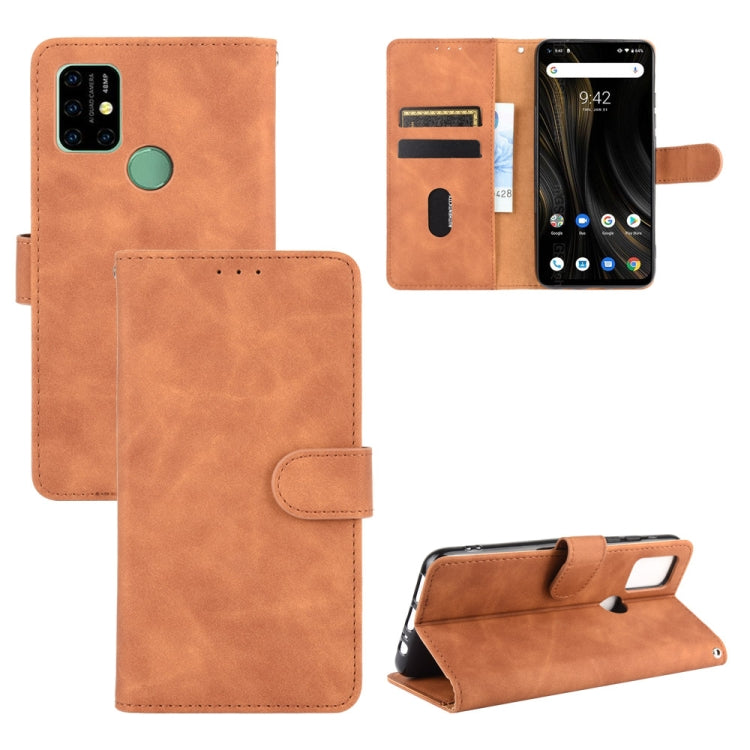 Tinta unita Skin Feel Fibbia magnetica Flip orizzontale Custodia in pelle PU con struttura in vitello con supporto e slot per schede e portafoglio, For UMIDIGI Power 3, For UMIDIGI A3S, For UMIDIGI A3X, For UMIDIGI A7 Pro