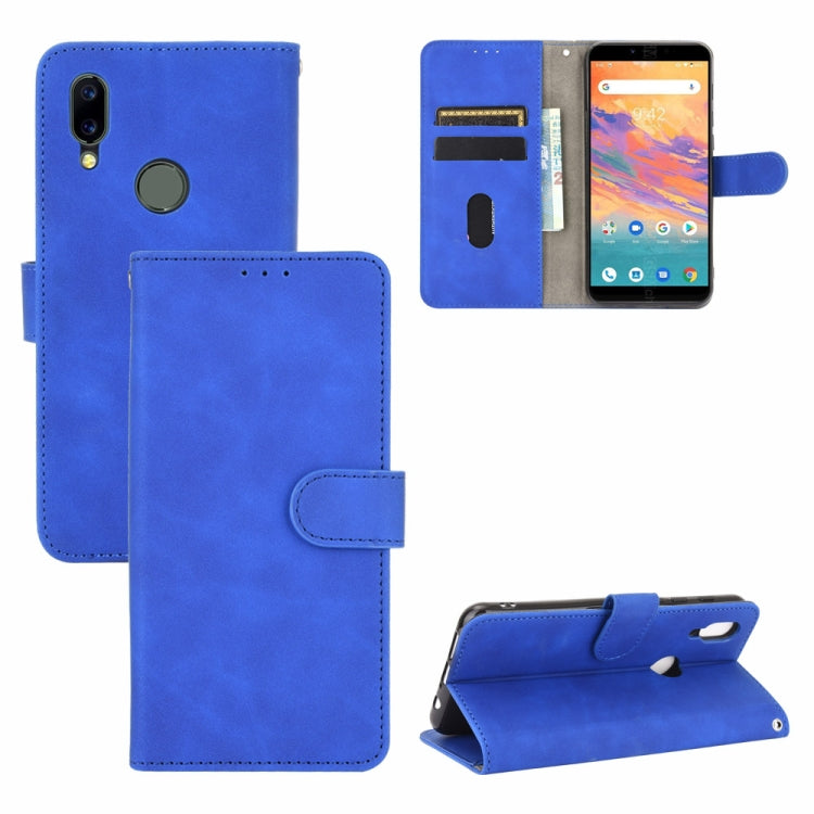 Tinta unita Skin Feel Fibbia magnetica Flip orizzontale Custodia in pelle PU con struttura in vitello con supporto e slot per schede e portafoglio, For UMIDIGI Power 3, For UMIDIGI A3S, For UMIDIGI A3X, For UMIDIGI A7 Pro