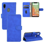 Tinta unita Skin Feel Fibbia magnetica Flip orizzontale Custodia in pelle PU con struttura in vitello con supporto e slot per schede e portafoglio, For UMIDIGI Power 3, For UMIDIGI A3S, For UMIDIGI A3X, For UMIDIGI A7 Pro