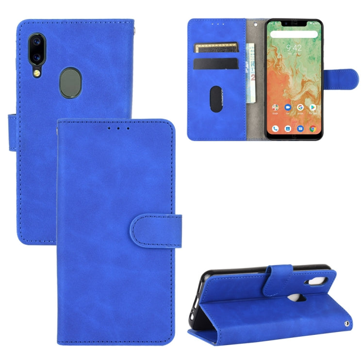 Tinta unita Skin Feel Fibbia magnetica Flip orizzontale Custodia in pelle PU con struttura in vitello con supporto e slot per schede e portafoglio, For UMIDIGI Power 3, For UMIDIGI A3S, For UMIDIGI A3X, For UMIDIGI A7 Pro