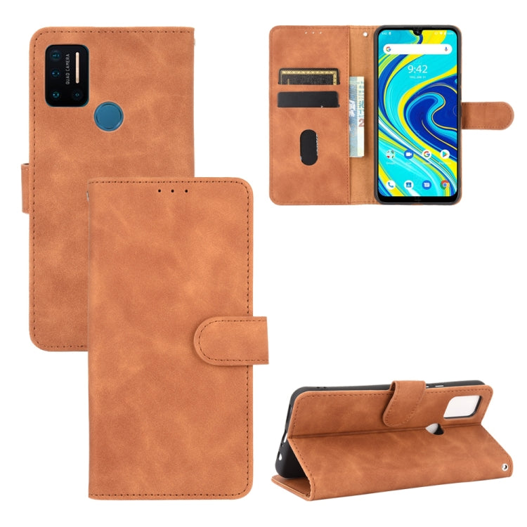 Tinta unita Skin Feel Fibbia magnetica Flip orizzontale Custodia in pelle PU con struttura in vitello con supporto e slot per schede e portafoglio, For UMIDIGI Power 3, For UMIDIGI A3S, For UMIDIGI A3X, For UMIDIGI A7 Pro