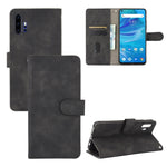 Tinta unita Skin Feel Fibbia magnetica Flip orizzontale Custodia in pelle PU con struttura in vitello con supporto e slot per schede e portafoglio, For UMIDIGI F2, For UMIDIGI S5 Pro, For ZTE Axon 11 5G, For ZTE Blade A3 Lite