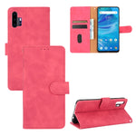 Tinta unita Skin Feel Fibbia magnetica Flip orizzontale Custodia in pelle PU con struttura in vitello con supporto e slot per schede e portafoglio, For UMIDIGI F2, For UMIDIGI S5 Pro, For ZTE Axon 11 5G, For ZTE Blade A3 Lite