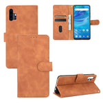 Tinta unita Skin Feel Fibbia magnetica Flip orizzontale Custodia in pelle PU con struttura in vitello con supporto e slot per schede e portafoglio, For UMIDIGI F2, For UMIDIGI S5 Pro, For ZTE Axon 11 5G, For ZTE Blade A3 Lite