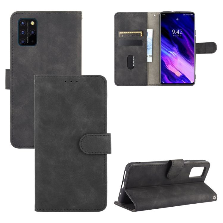 Tinta unita Skin Feel Fibbia magnetica Flip orizzontale Custodia in pelle PU con struttura in vitello con supporto e slot per schede e portafoglio, For UMIDIGI F2, For UMIDIGI S5 Pro, For ZTE Axon 11 5G, For ZTE Blade A3 Lite