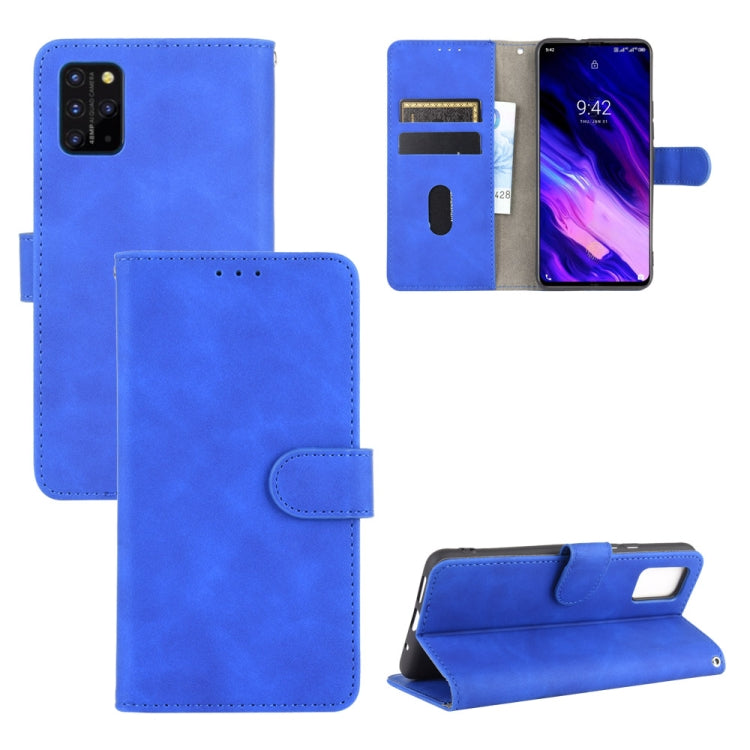 Tinta unita Skin Feel Fibbia magnetica Flip orizzontale Custodia in pelle PU con struttura in vitello con supporto e slot per schede e portafoglio, For UMIDIGI F2, For UMIDIGI S5 Pro, For ZTE Axon 11 5G, For ZTE Blade A3 Lite