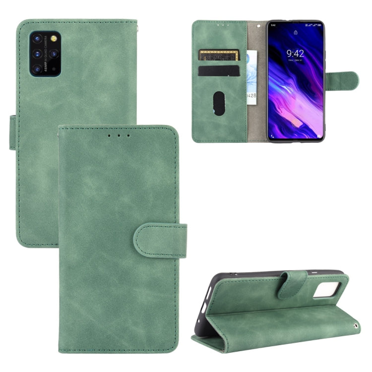 Tinta unita Skin Feel Fibbia magnetica Flip orizzontale Custodia in pelle PU con struttura in vitello con supporto e slot per schede e portafoglio, For UMIDIGI F2, For UMIDIGI S5 Pro, For ZTE Axon 11 5G, For ZTE Blade A3 Lite