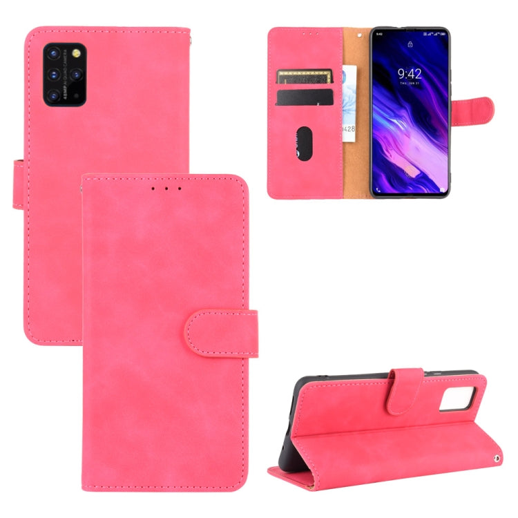 Tinta unita Skin Feel Fibbia magnetica Flip orizzontale Custodia in pelle PU con struttura in vitello con supporto e slot per schede e portafoglio, For UMIDIGI F2, For UMIDIGI S5 Pro, For ZTE Axon 11 5G, For ZTE Blade A3 Lite