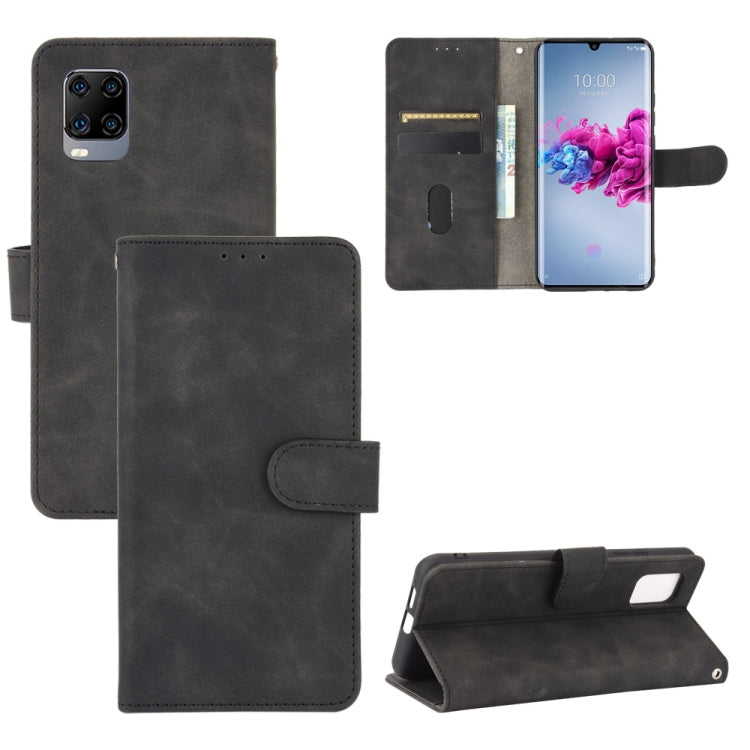 Tinta unita Skin Feel Fibbia magnetica Flip orizzontale Custodia in pelle PU con struttura in vitello con supporto e slot per schede e portafoglio, For UMIDIGI F2, For UMIDIGI S5 Pro, For ZTE Axon 11 5G, For ZTE Blade A3 Lite