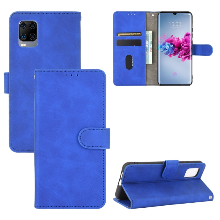 Tinta unita Skin Feel Fibbia magnetica Flip orizzontale Custodia in pelle PU con struttura in vitello con supporto e slot per schede e portafoglio, For UMIDIGI F2, For UMIDIGI S5 Pro, For ZTE Axon 11 5G, For ZTE Blade A3 Lite